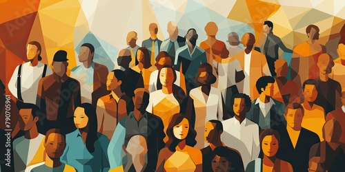 An illustration depicts diverse people joining hands, embodying innovation and celebrating the richness of human diversity.
