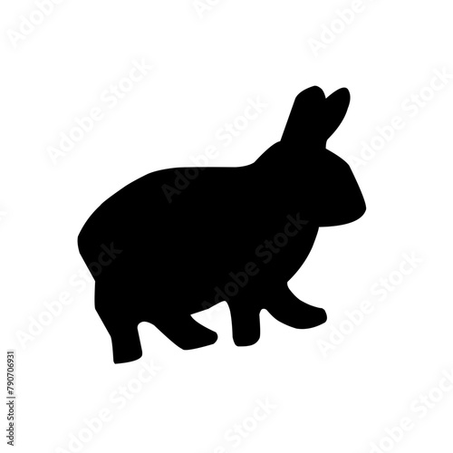 Bunny silhouette, rabbit silhouette bundle