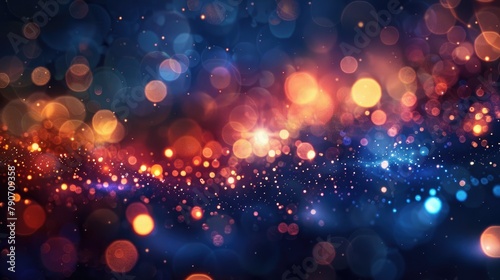 Abstract sparkling lights background