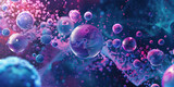 a vector background inspired by nanotechnology, showcasing microscopic structures and molecular assemblies in a futuristic setting 16k ultra HD resolution