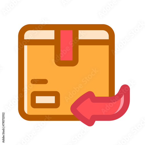 Return Color Outline Icon