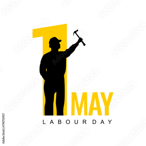 may day labour day poster template vector