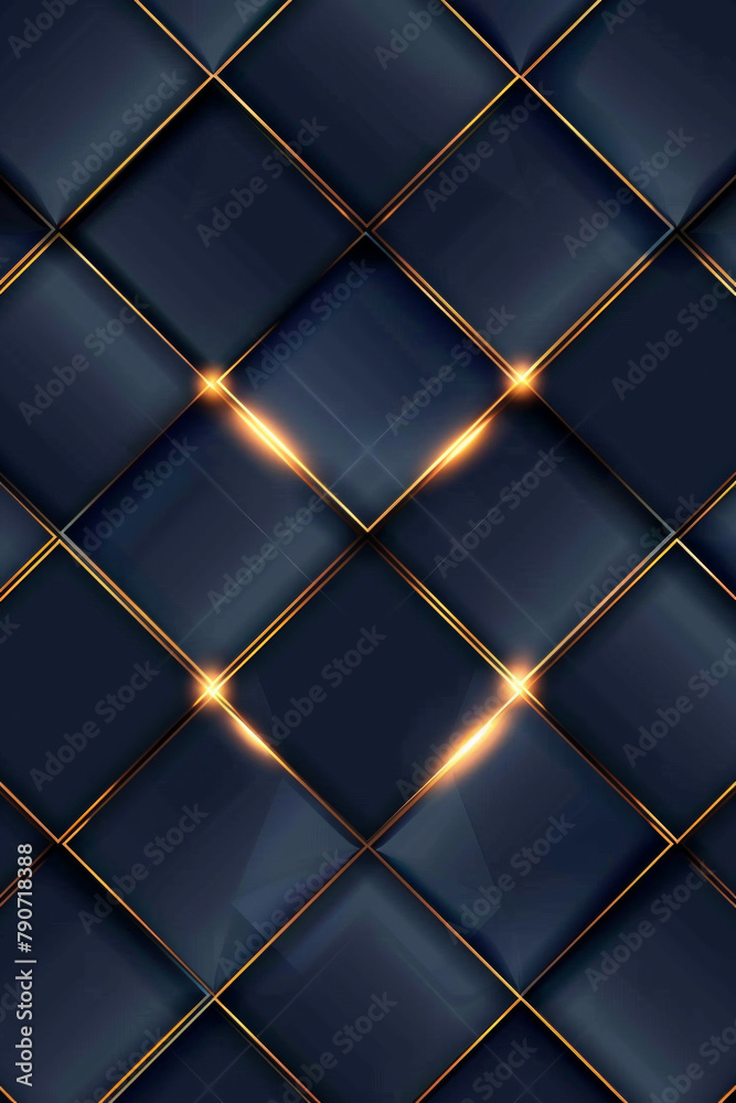 Abstract elegant geometric dark blue and gold pattern for background Abstract elegant geometric dark blue and gold pattern for background