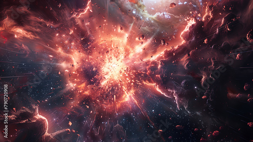 Cosmic Catastrophe: Nebula Disruption in Space