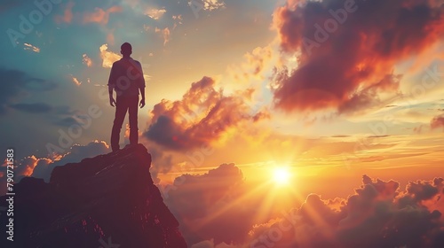 A person overcoming adversity and finding strength through their faith