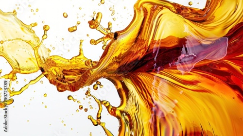 Liquid Gold: Oil Splash Photography Collection