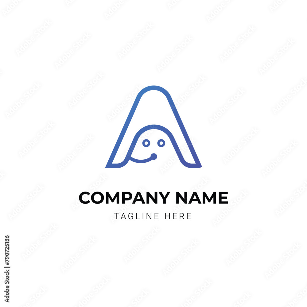 Minimalist letter logo design concept Minimalist letter logo design concept