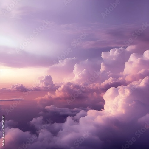 Romantic background of pink sky. Clouds soft at sunset. For postcard  book illustration. Pink sky. Pink clouds. Soft clouds at sunset. 