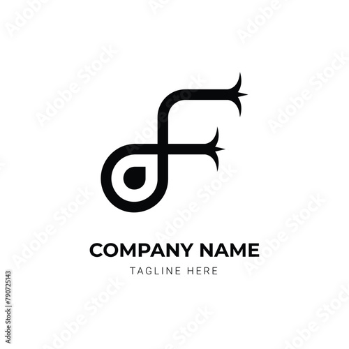 Minimalist letter logo design concept