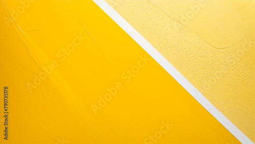 Wallpaper Mural Sunny Streak: Yellow Wallpaper with a Singular White Line Torontodigital.ca
