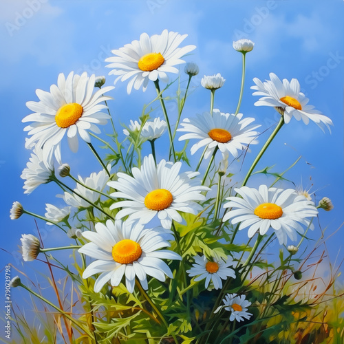 field of daisies