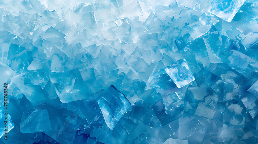 Geometric Blue Ice Texture Background Geometric Blue Ice Texture Background