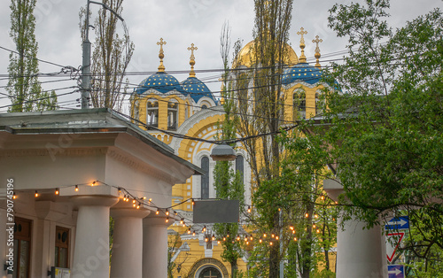 View of St. Vladimir's Cathedral in Kyiv