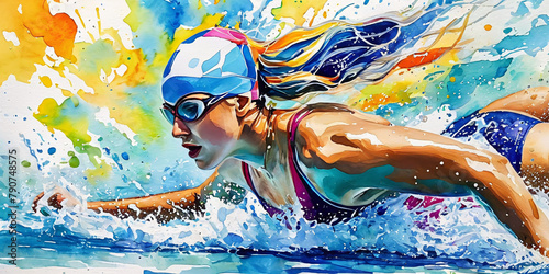 person in swimming pool