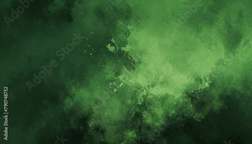 Old World Green: Grunge Background for Graphic Art
