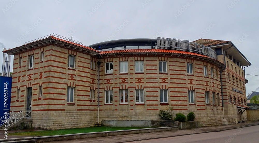 Europe, France, Grand Est region, Vosges, spa building in the town of Contrexeville