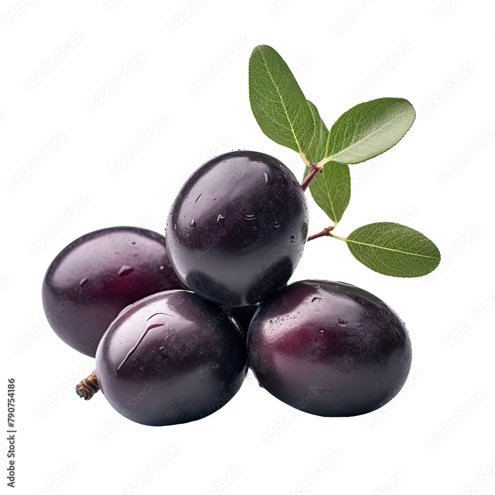 Yummy Java Plum Isolated On White Background Yummy Java Plum Isolated On White Background