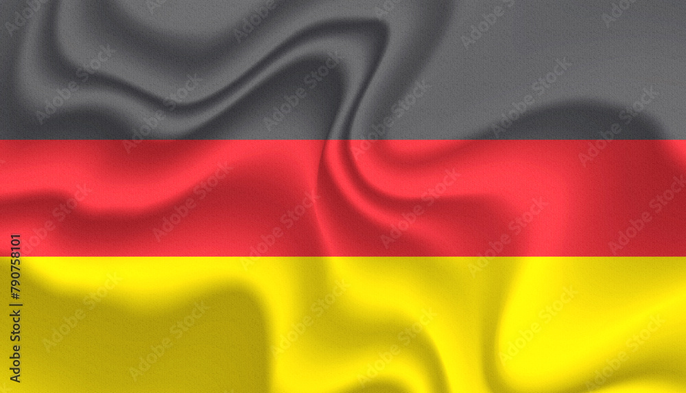 germany national flag in the wind illustration image germany national flag in the wind illustration image