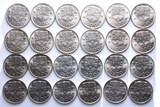 set of coins from the Republic of Portugal in cupro nickel valued at 5 escudos. Coin Collection