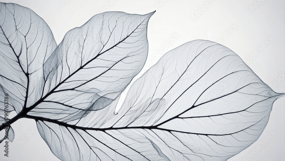 Abstract Background Featuring Skeleton Leaf