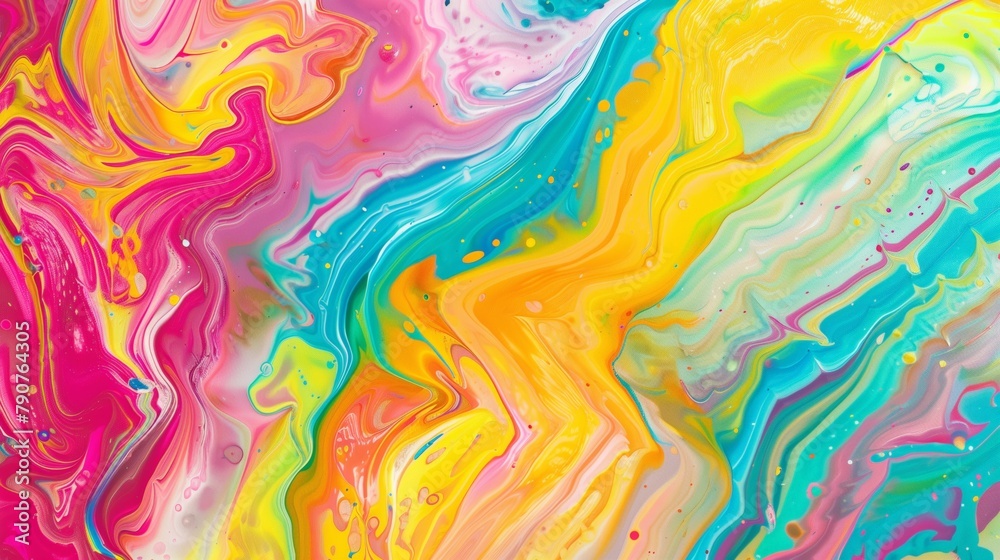 Colorful abstract paint wallpaper background