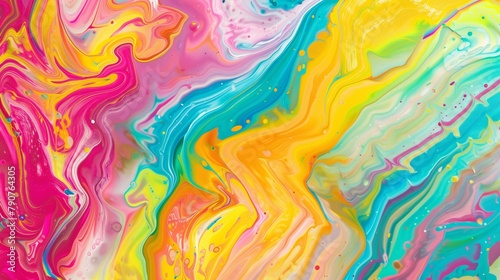 Colorful abstract paint wallpaper background