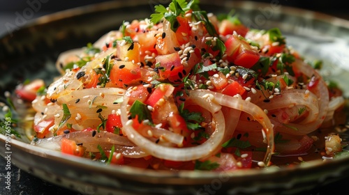 spicy papaya salad Som Tam.