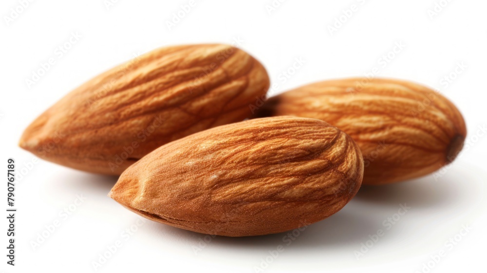 Almond bean on white and clean background Almond bean on white and clean background