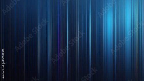 Abstract Background with Vertical Thin Lines in Vibrant Blue Hues.