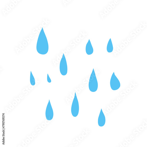 Raindrop Vector Icon 