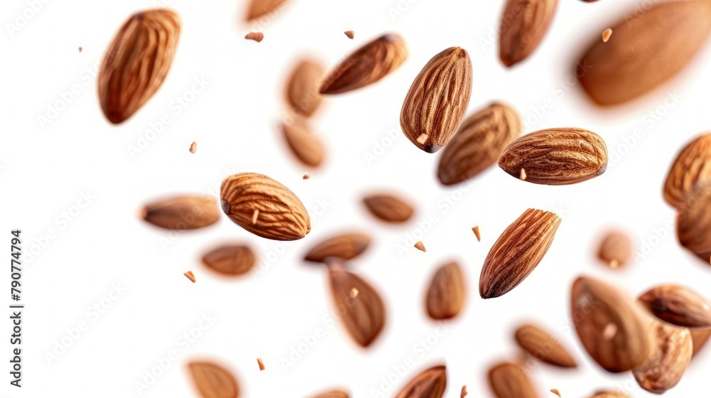Almond bean on white and clean background Almond bean on white and clean background