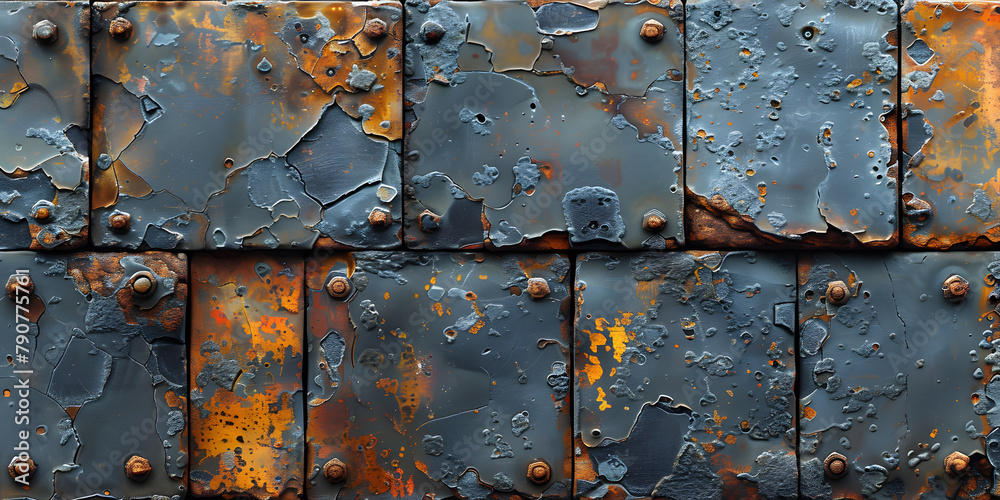 Rustic Metal Texture: Intricate Relief Patterns & Rusty Accents Rustic Metal Texture: Intricate Relief Patterns & Rusty Accents