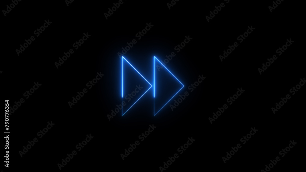Abstract beautiful neon light glowing triangle frame background. Abstract beautiful neon light glowing triangle frame background.