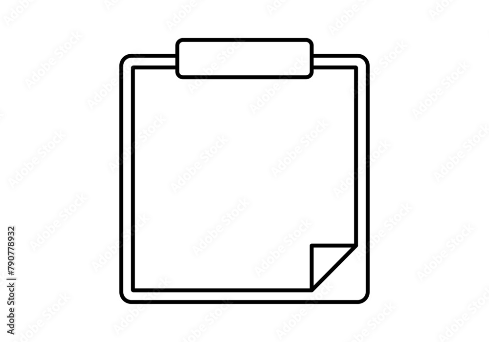 Icono negro de porfolio en fondo blanco. Icono negro de porfolio en fondo blanco.