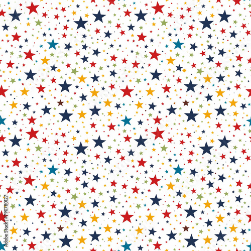 small stars, repeatable seamless background pattern tile 