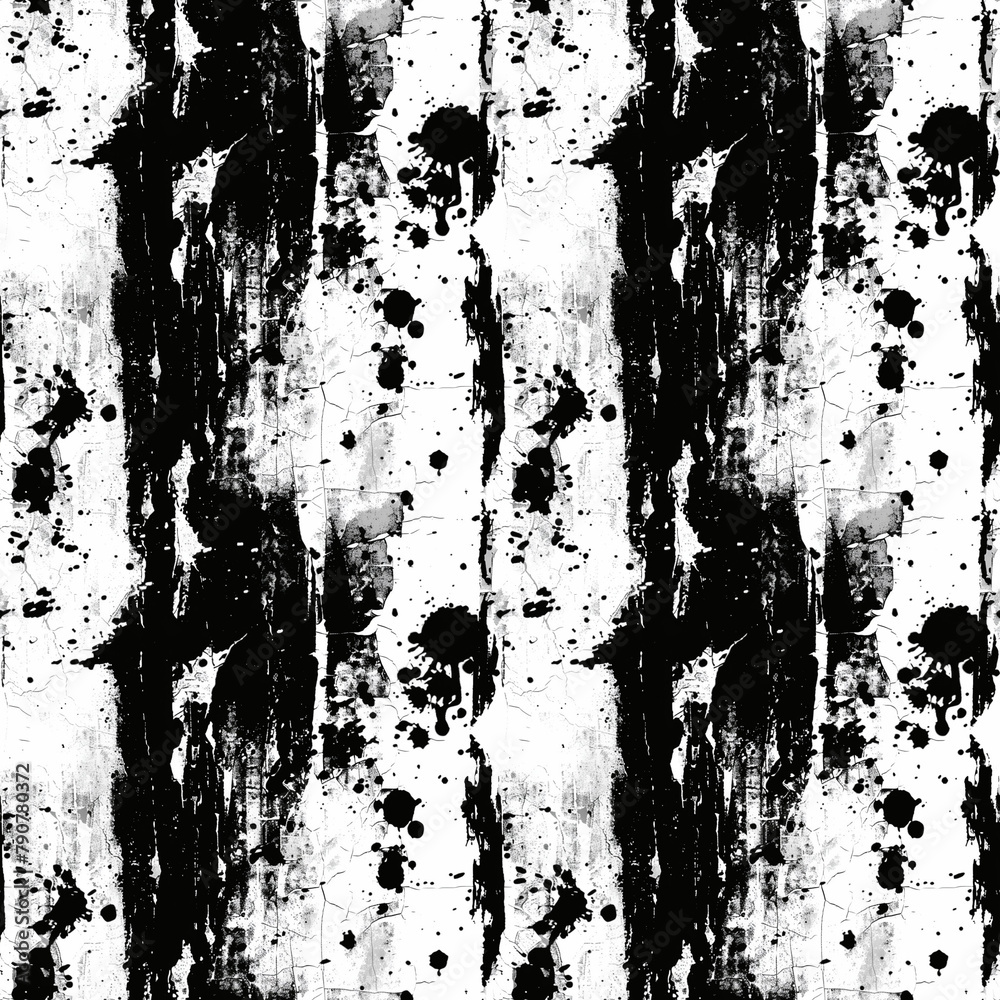 black and white grunge scuffed background, repeatable seamless background pattern tile