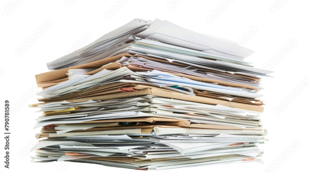 Stack of business documents papers Stack of business documents papers