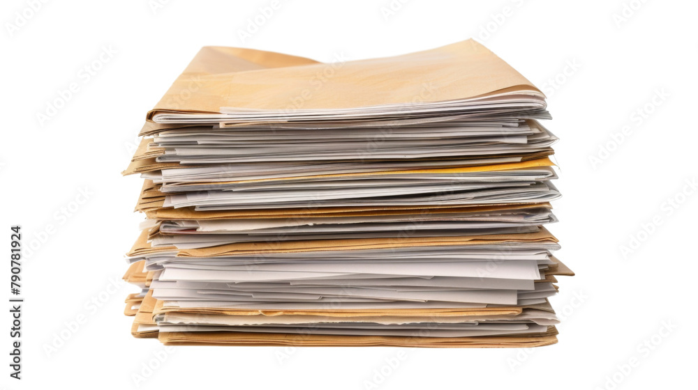 Stack of business documents papers Stack of business documents papers