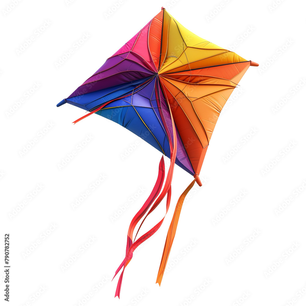 Amazing Kite 3d Isolated On White Background Amazing Kite 3d Isolated On White Background