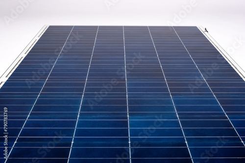 Ausschnitt Solarpanel blau, schräg