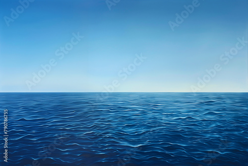 Wallpaper Mural Ocean's Tranquility, Unending Waves and Sky Torontodigital.ca