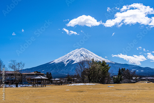 Mount Fuji view from Yagizaki Park, Japan photo