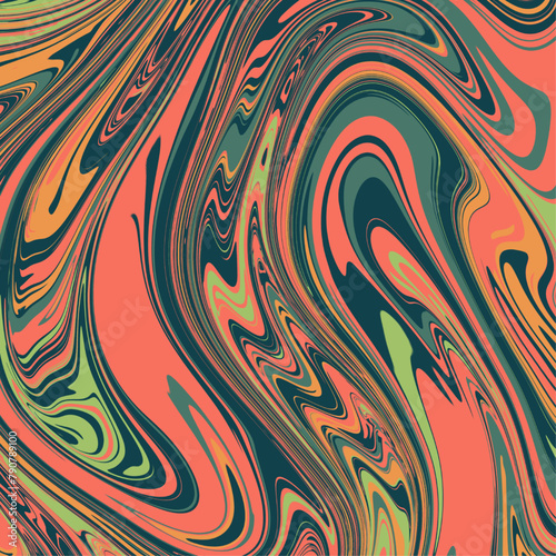 다채로운 벽지 디자인(강렬한, 뒤섞인)