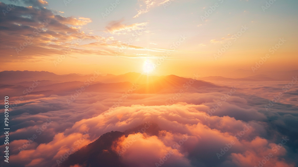 Amazing sunrise view from Mountains. sunsets. Amazing sunrise view from Mountains. sunsets.