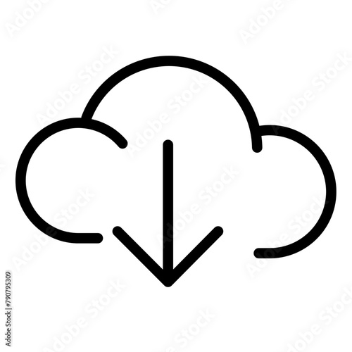 cloud download icon