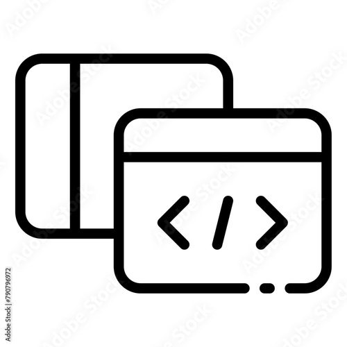 Code web icon