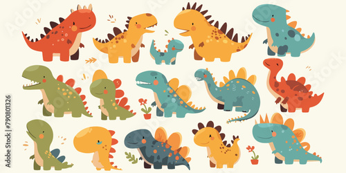dinosaur clipart vector for graphic resources © dian's