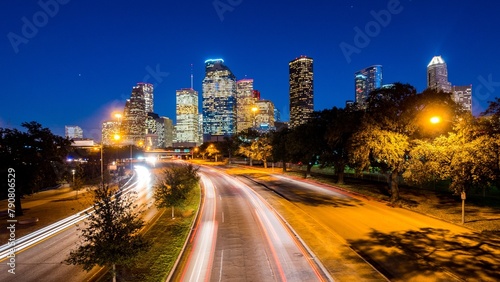 4K Photo of Highway Hustle: Houston's Dynamic Drive © Nadia