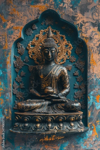 Buddha Statue Sitting on Table