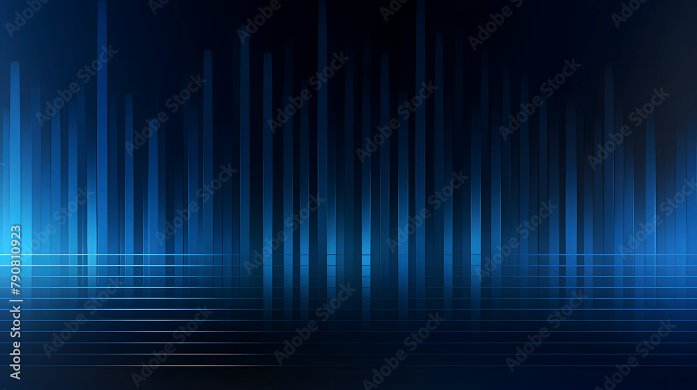 Digital technology dark blue gradient stripes abstract poster web page PPT background